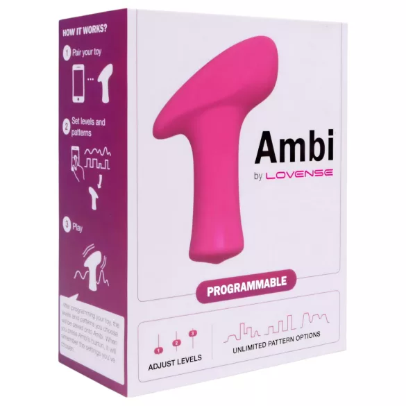 Lovense Ambi - App-gesteuerter Klitorisvibrator (Pink)