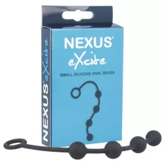 Nexus Excite - 4-fach Analperlen-Dildo - Schwarz (klein)
