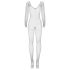 Obsessive N109 - Langarm, offener Netz-Overall - Schwarz (S-L)