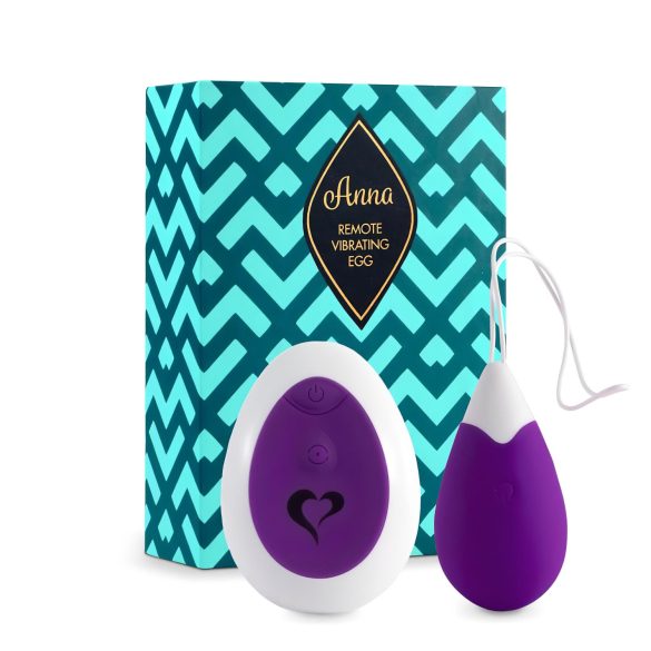FEELZTOYS Anna - Akku Vibrator-Ei mit Funk (Lila)