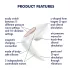 Satisfyer Pro 4 Couples - Akku-Luftwellen-Paarvibrator (Weiß)