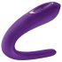 Satisfyer Double Classic - Wasserdichter Akku-Paarvibrator (Lila)