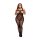 Baci Plus Size - Netz-Body mit Muster - Schwarz (XL-XXL)