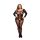 Baci Plus Size - Langarm Strapsbody - Schwarz (XL-XXL)