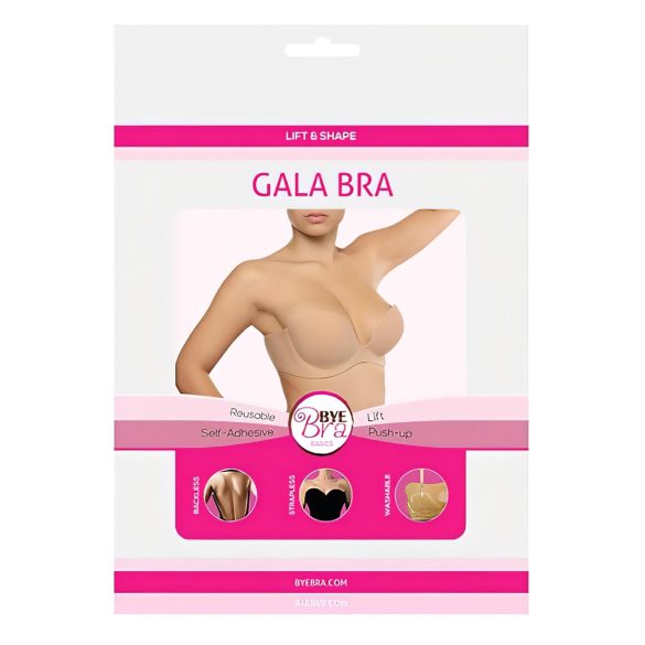 Bye Bra Gala D - Unsichtbarer Push-up-BH (nude)