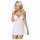 Obsessive 810-BAB-2 - Spitzen Babydoll und String (weiß)