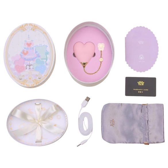 ZALO Baby Heart - intelligenter wasserdichter Klitorisvibrator (violett)