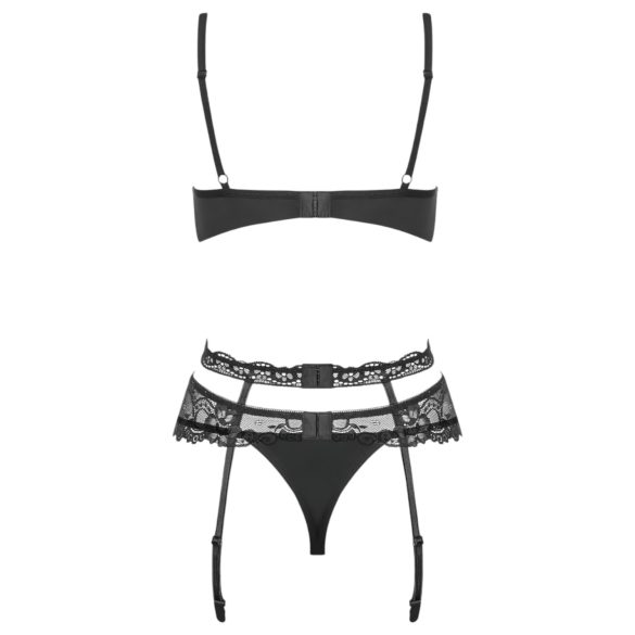 Obsessive Heartina - Dessous-Set (schwarz) - L/XL