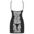 Obsessive Heartina - Nachthemd und String (schwarz)