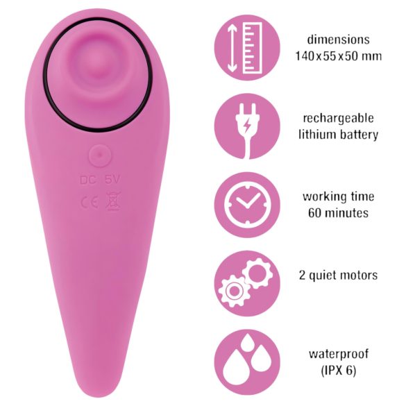 FEELZTOYS Femmegasm - Akku 2in1 Klitoris Vibrator (pink)