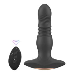 Aixiasia Roy - Akku-Radio-Analdildo (Schwarz)