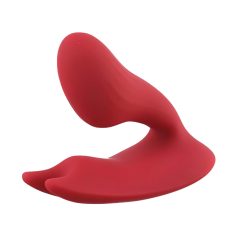   Magic Motion Umi - intelligenter, wiederaufladbarer Strap-on-Vibrator (rot)