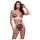 Baci - Blumiger Spitzen-BH-Set mit hohem Bund - M/L