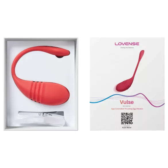 LOVENSE Vulse - intelligentes, stoßendes Vibro-Ei (rot)