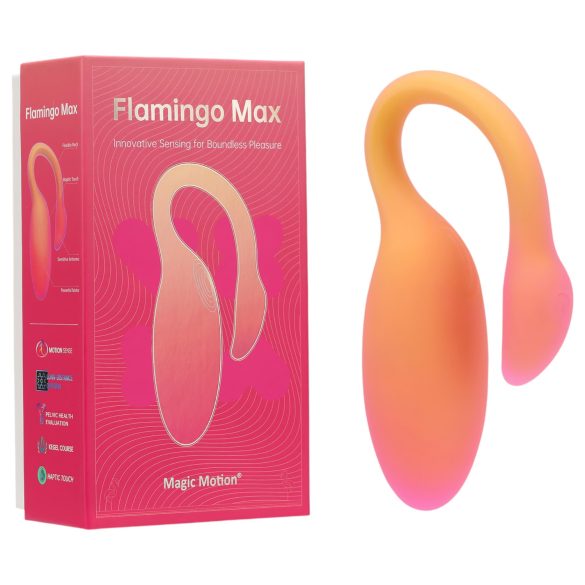 Magic Motion Flamingo Max - smartes vibrierendes Ei (Orange)