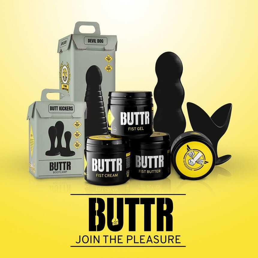 BUTTR Fisting Produkte: Fisting Gel, Fisting Dildo, Fisting Handschuh | Desirel.de Sex Shop - 100% diskret