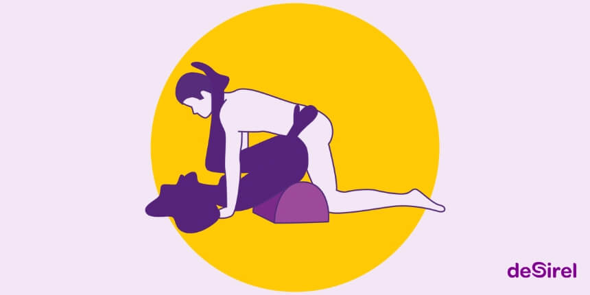 Sexstellung B Flip mit dem Desirel Magic Sexkissen | Desirel.de Sexshop