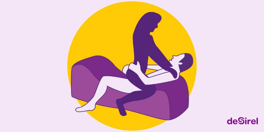 Sexstellung Balance & Flow mit dem Desirel Magic Sexkissen | Desirel.de Sexshop