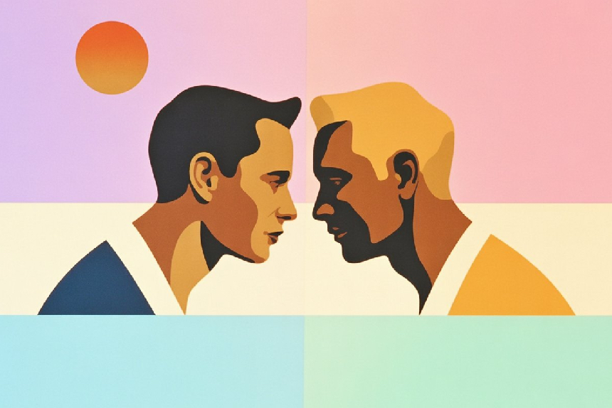 Ein Paar hält innigen Blickkontakt, um das Verlangen lebendig zu halten. | Desirel.de Online Sexshop